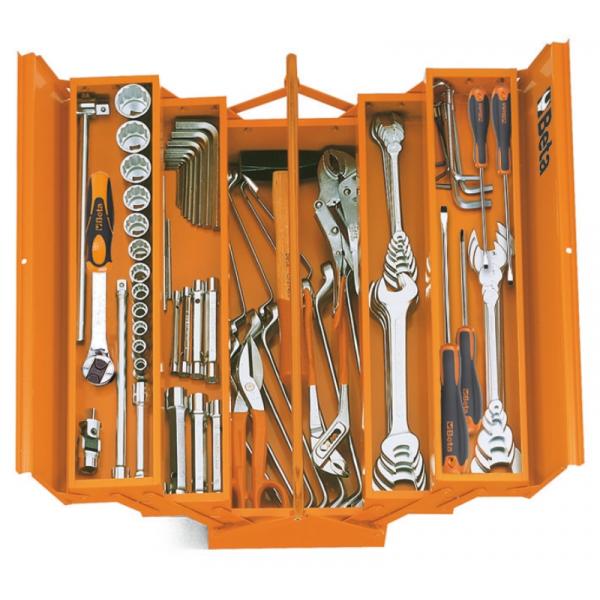 an open toolbox filled with tools