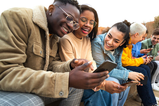 People Looking At Phone